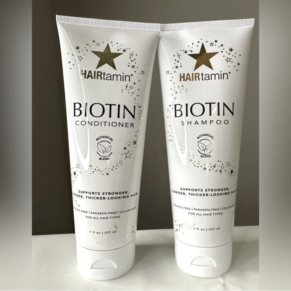 BIOTIN & BOTANICALS SHAMPOO + CONDITIONER 1set / 207 ml | 7 fl oz